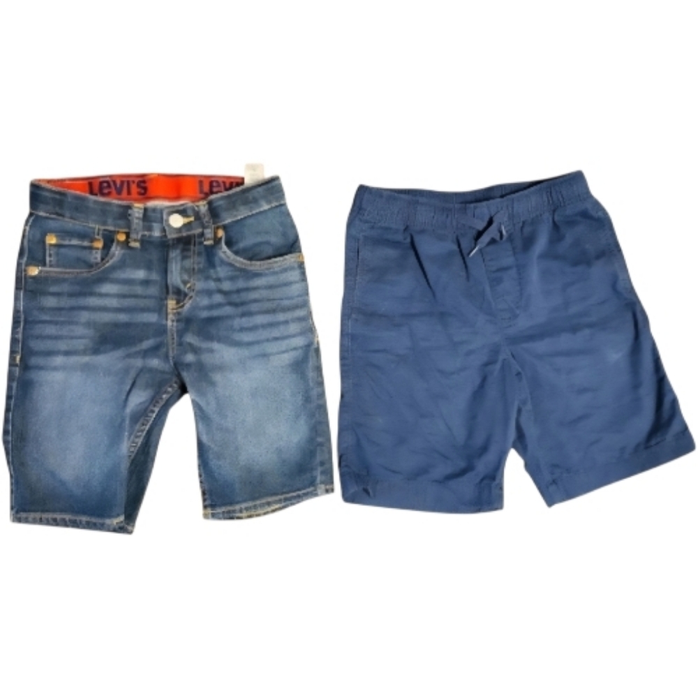 Levi's Blue Denim Shorts Classic Style & Blue Cotton Shorts.